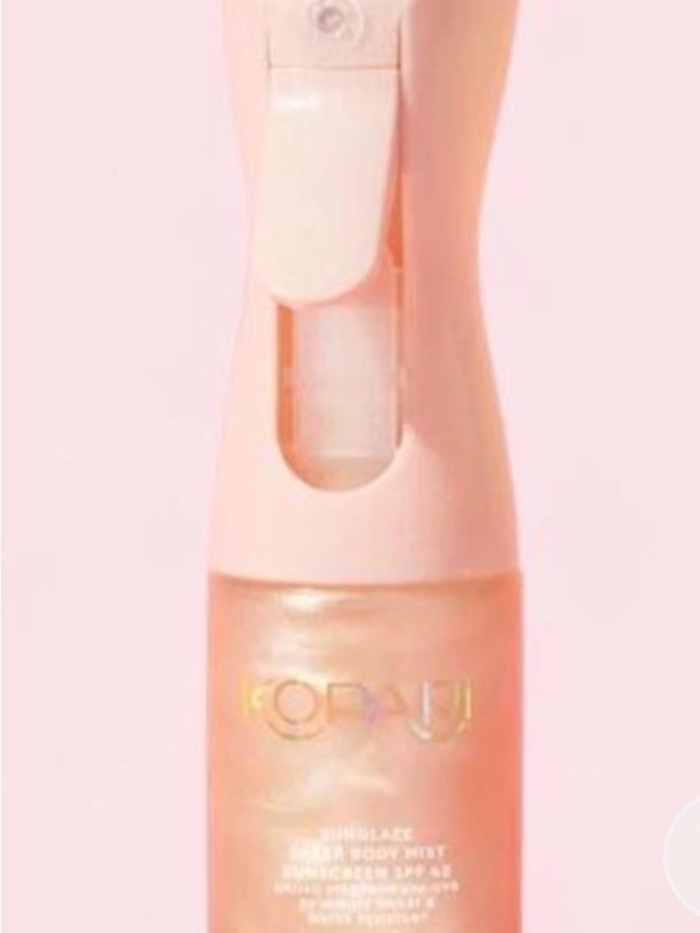 Kopari sun glaze  Shimmer body and face  – Hydrating Glow Spray